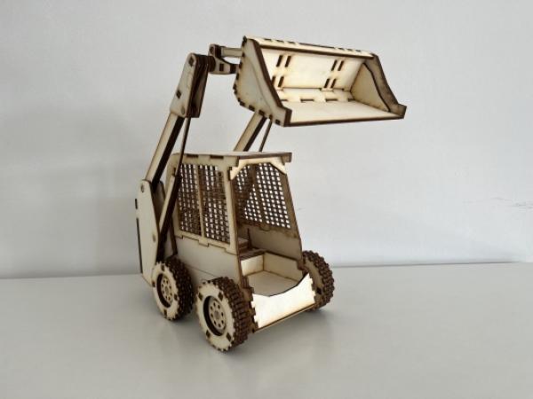 Skidsteer Loader - with lifted attachment